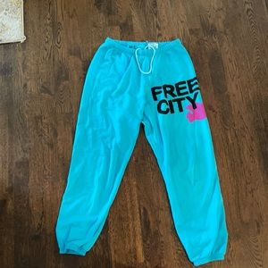 Free city Sweatpants- blue